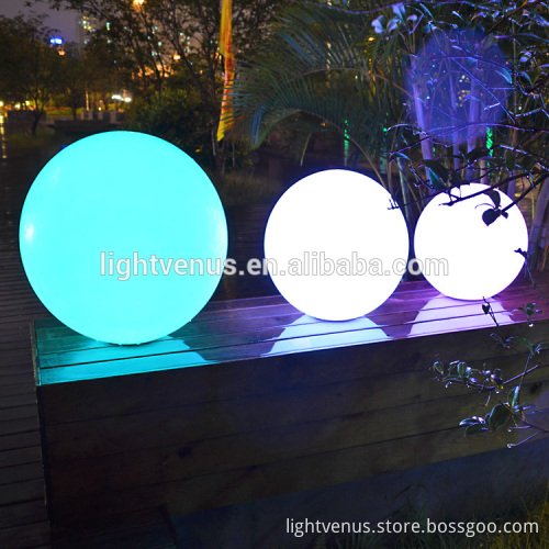 plastic IP68 pool float LED ball lighting lamp